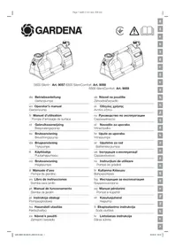 Notice GARDENA 6300 SILENTCOMFORT Vízszivattyú