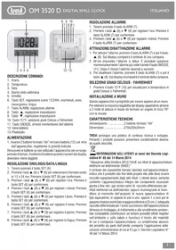 Notice Trevi OM 3520 D Radio-réveil