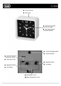 Notice Trevi SL 3820 Radio-réveil