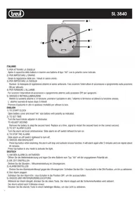 Notice Trevi SL 3840 Radio-réveil