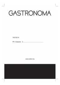 Notice Gastronoma 18310014 Crépière