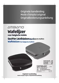 Notice Ambiano GT-SF-WEB-04 Waffeleisen