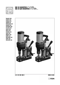Notice Fein KBE 36 QW MAGSPEED Perceuse