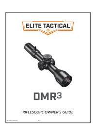 Notice BUSHNELL ELITE TACTICAL DMR3 Uncategorized