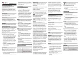 Notice X4 Tech 701564 Détecteur