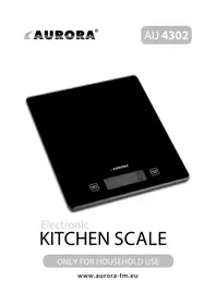 Notice AURORA AU4302 Balances de cuisine