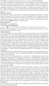 Notice EZVIZ HOME SENSOR KIT Système d'alarme