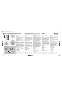 Notice ABUS DFS95 Serrure