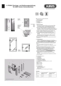 Notice ABUS FTS106 Système d'alarme