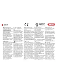 Notice ABUS FG300A Système d'alarme
