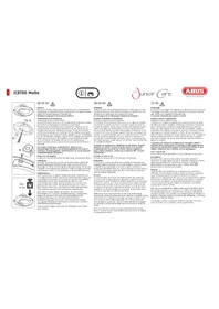 Notice ABUS MALTE JC8700 Toilette