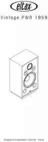 Notice ELTAX VINTAGE PWR 1959 Haut-parleur