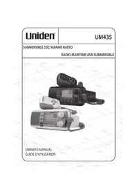 Notice UNIDEN UM435 Radio