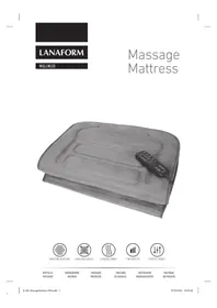 Notice LANAFORM MASSAGE MATTRESS Massageapparat