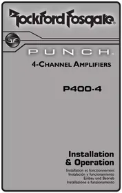 Notice Rockford Fosgate PUNCH P500-1BD