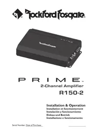 Notice Rockford Fosgate PRIME R150-2
