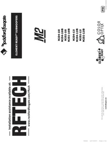 Notice Rockford Fosgate M2D2-12IB Subwoofer