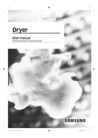 Notice SAMSUNG DVG45N5300W Sèche-linge