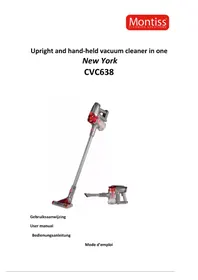 Notice Montiss NEW YORK CVC638 Vacuum Cleaner