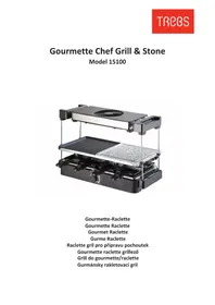 Notice TREBS GOURMETTE CHEF GRILL & STONE 15100 Trouba