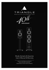 Notice TRIANGLE S04 Support des enceintes