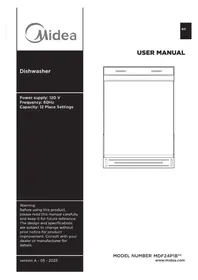 Notice MIDEA MDF24P1BWW Lavavajillas