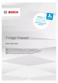 Notice BOSCH KIL42EDD1 Frigorifero