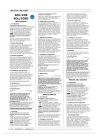 Notice Perel SOL/CCBD Panneau solaire