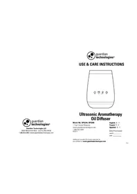 Notice PureGuardian SPA210 Diffuseur d'arôme