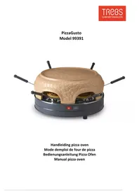 Notice TREBS PIZZAGUSTO 99391 Four à pizza