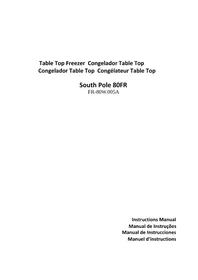 Notice Haeger FR-80W.005A Congélateur