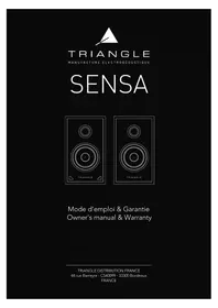 Notice TRIANGLE SENSA SN03A Speaker