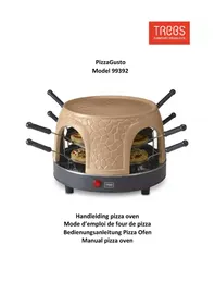 Notice TREBS PIZZAGUSTO 99392 Four à pizza