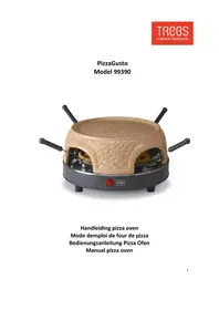 Notice TREBS PIZZAGUSTO 99390 Four à pizza