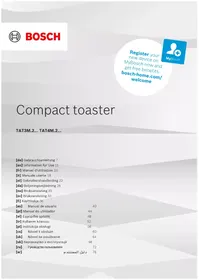 Notice BOSCH TAT4M224 Grille pain