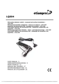 Notice EtiamPro LQS04 Détecteur de mouvements