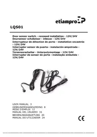 Notice EtiamPro LQS01 Capteur de porte/fenêtre