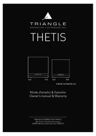 Notice TRIANGLE THETIS 340 Caisson de basses