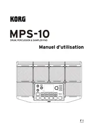 Notice KORG MPS-10 Tambour ordinateur