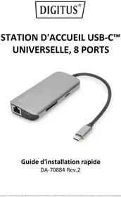 Notice Digitus DA-70884 Autres accessoires informatique