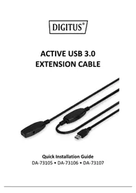 Notice Digitus DA-73107 Câble pour ordinateur et périphérique
