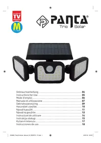 Notice Panta TRIO SOLAR Détecteur de mouvements