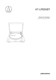 Notice AUDIO TECHNICA AT-LP60XBTB Platine_disque