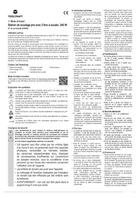 Notice Toolcraft ST-200 PRO Machine de soudure