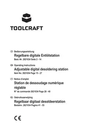 Notice Toolcraft ZD-8925 SE Lasapparaat