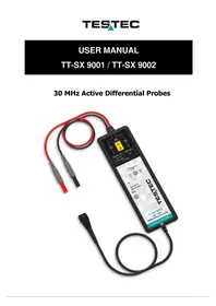 Notice Testec TT-SX 9002 Non catégorisé