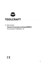 Notice Toolcraft DIGIMICRO MOBILE Microscope