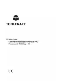 Notice Toolcraft DIGIMICRO PROFI Microscope