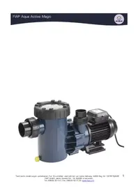 Notice Fiap AQUA ACTIVE MAGIC 10.000 Pompe