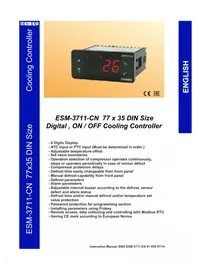 Notice Emko ESM-3711-CN Contrôleur de température